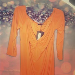 Sexy fall off your shoulders dress